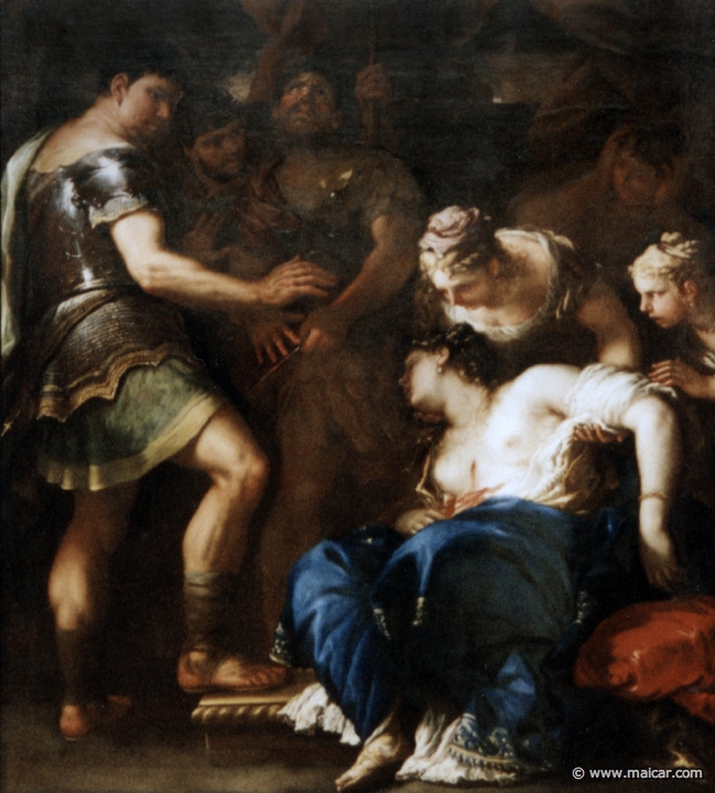 0833.jpg - 0833: Luca Giordano, 1634-1705: Der Tod der Lukretia. Staatsgalerie, Stuttgart.