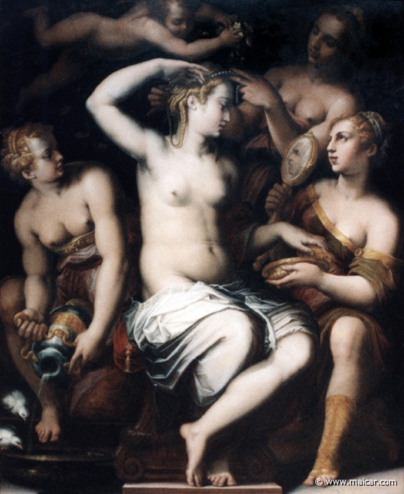 0837.jpg - 0837: Giorgio Vasari, 1511-1574: Die Toilette der Venus. Staatsgalerie, Stuttgart.