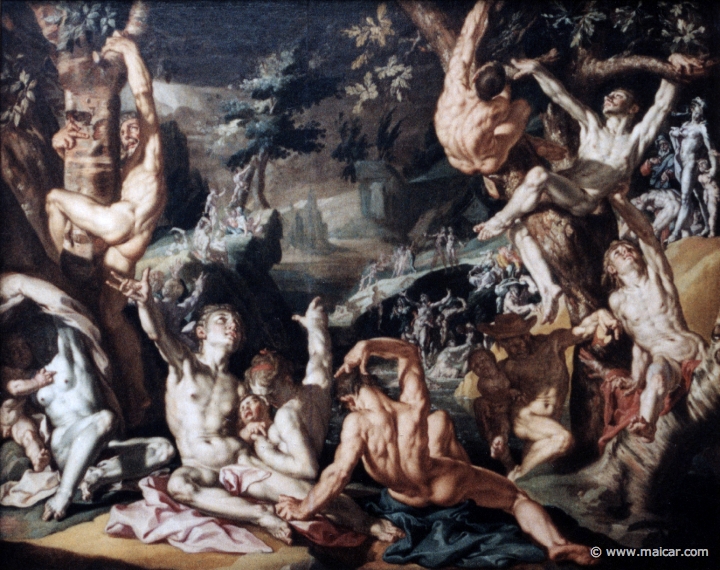 0928.jpg - 0928: Joachim A. Wtewael, 1566-1638: The Flood. Germanisches Nationalmuseum, Nürnberg.