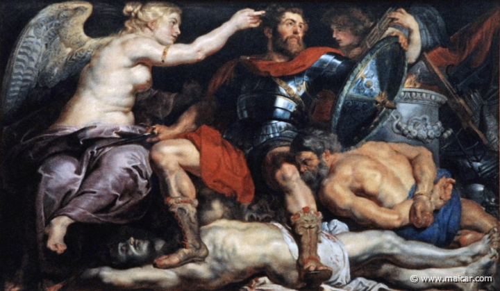 1120.jpg - 1120: Peter Paul Rubens 1577-1640: Der Triumph des Siegers, 1614. Neue Galerie, Kassel.