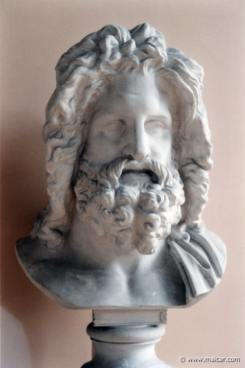 1314.jpg - 1314: Zeus from Otricoli. III c. AD. Vatican Museum. Antikmuseet, Lund.