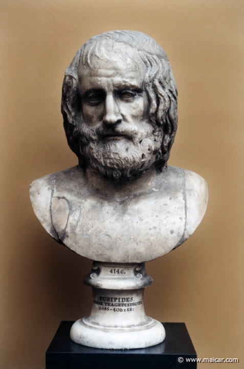 1620.jpg - 1620: Bust of Euripides 480-406 BC. Ny Carlsberg Glyptotek, Copenhagen.