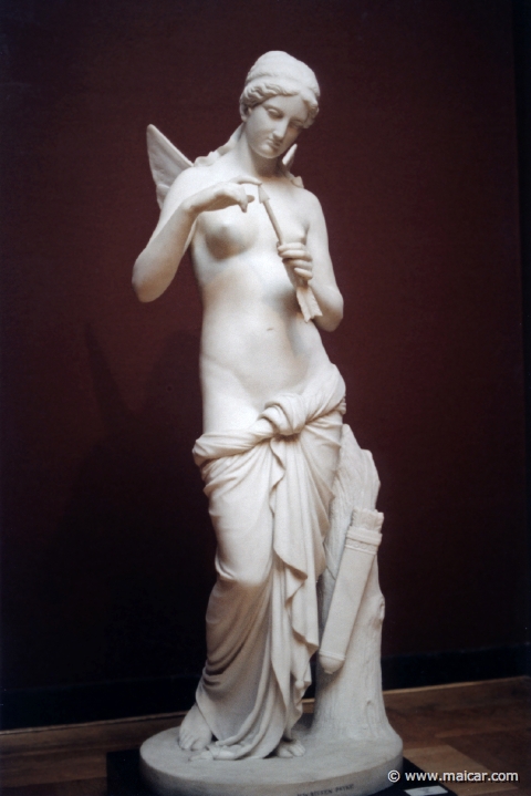1709.jpg - 1709: H. W. Bissen (1798-1868): Statue of Psyche. Ny Carlsberg Glyptotek, Copenhagen.