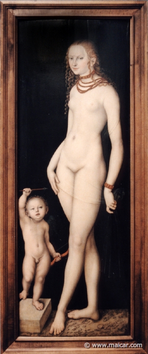 2219.jpg - 2219: Venus und Amor um1530. Lucas Cranach d.ä.