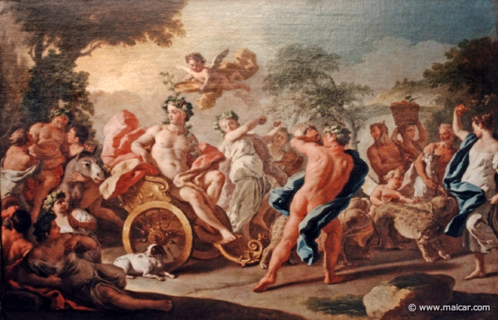 2301.jpg - 2301: Francesco de Mura 1696-1782: Der Zug des Bacchus 1760. Gemälde Galerie Kulturforum, Berlin.