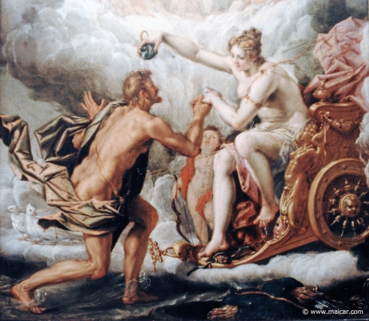 2315.jpg - 2315: Peter de Witte gen. Candid 1548-1628: Aeneas wird von Venus in den Olymp aufgenommen. Gemälde Galerie Kulturforum, Berlin.