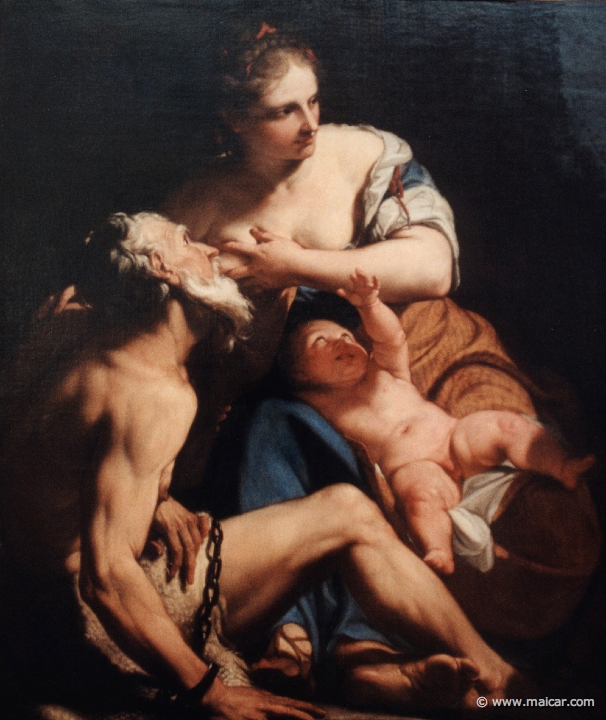 3602.jpg - 3602: Antonio Belluchi 1654-1726: Cimon und Pero (um 1685). Kunsthalle, Bremen