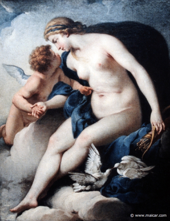 3607.jpg - 3607: Carle van Loo 1705-1765: Venus und Amor um 1740-45. Kunsthalle, Bremen
