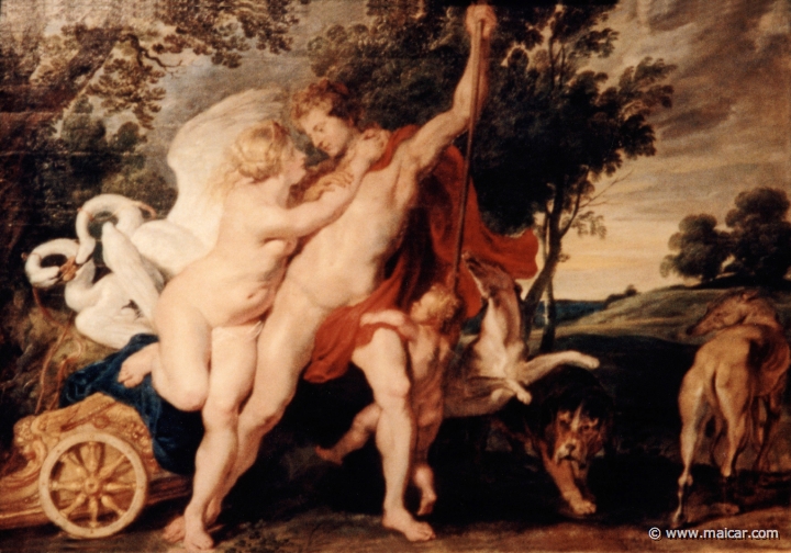 3901.jpg - 3901: School Rubens: Aphrodite and Ares. Mauritshuis, Den Haag.
