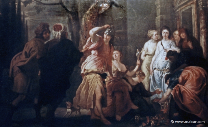 4033.jpg - 4033: Erasmus Quellinus 1607-1678: Achilles among the daughters of Lycomedes. Stedelijk Museum voor Schone Kunsten (Musée Groeninge).