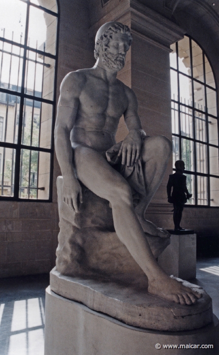 4206.jpg - 4206: Théophile Bra 1797-1863: Ulysse dans l’île de Calypso 1822. Palais des Beaux-arts, Lille.