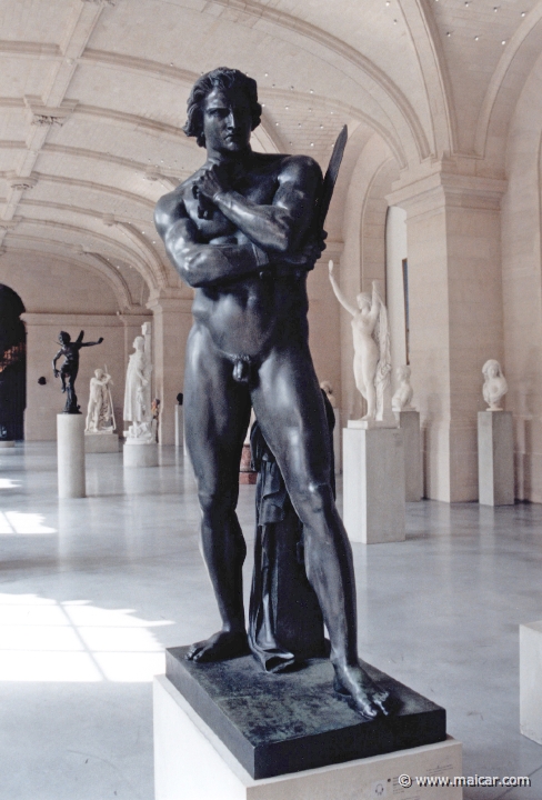 4207.jpg - 4207: Denis Foyatier 1793-1863: Spartacus brisant se liens, 1847. Palais des Beaux-arts, Lille.