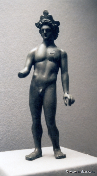 4326.jpg - 4326: Mercure égyptisant, IIe -IIIe siècle après J.-C. Musée de Picardie, Amiens.