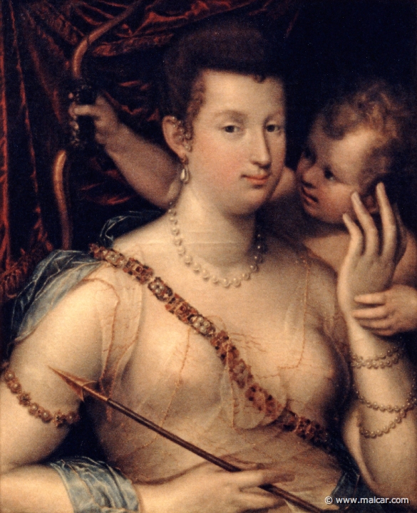 4336.jpg - 4336: Lavinia Fontana 1552-1614: Vénus et l’Amour. Musée des beaux arts, Rouen.