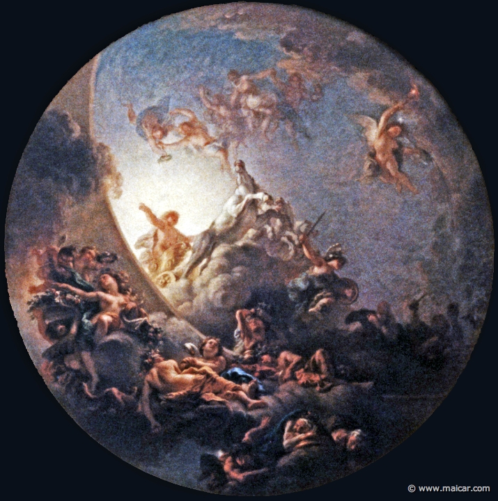 4425detail.jpg - 4425: Charles de la Fosse 1636-1716: Le lever du soleil. Musée des beaux arts, Rouen.