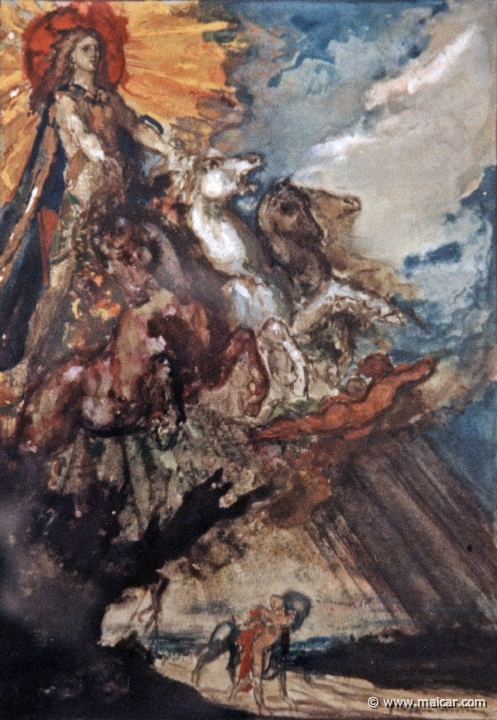 4522.jpg - 4522: Gustave Moreau 1826-1898: Phoebus et Borée (from Musée G. Moreau). Musée des beaux arts, Rouen.