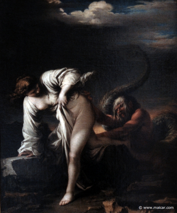 4530.jpg - 4530: Rosa Salvatore 1615-1673: Glaucus et Scylla. Musée des beaux arts, Caen.