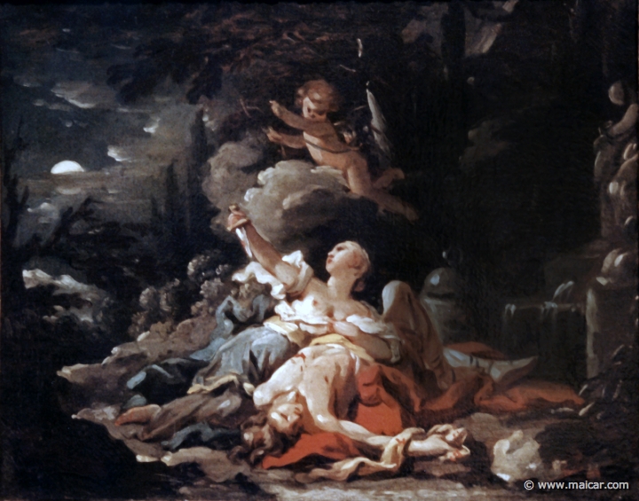 4608.jpg - 4608: Halle Noël (attribué à) 1711-1781: Pyrame et Thisbé. Musée des beaux arts, Caen.