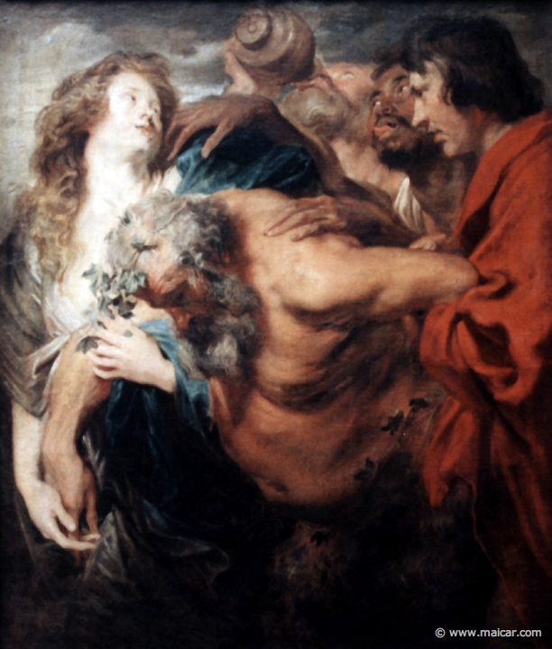 4634.jpg - 4634: Anton van Dyck 1599-1641: Der trunkene Silen, um 1620. Gemäldegalerie Alte Meister, Dresden.
