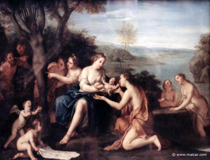 4730.jpg - 4730: Marcantonio Franceschini 1648-1729: Die Geburt des Adonis, gegen 1700 Gemäldegalerie Alte Meister, Dresden.