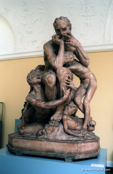 4930.jpg - 4930: Jean- Baptiste Carpeaux 1827-1875: Ugolino and his sons. Ny Carlsberg Glyptotek, Copenhagen.