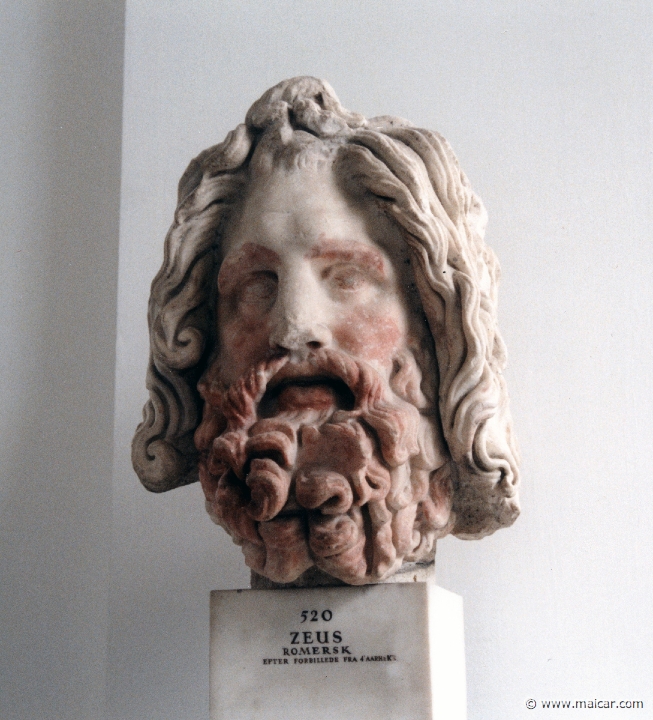 5013.jpg - 5013: Zeus, Roman copy of original from the 4th C BC. Ny Carlsberg Glyptotek, Copenhagen.
