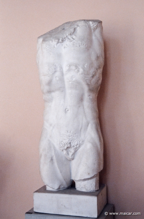 5305.jpg - 5305: Torso of Marsyas (before flaying), copy after a Pergamene original of the late 3C BC. Antikmuseet, Lund.