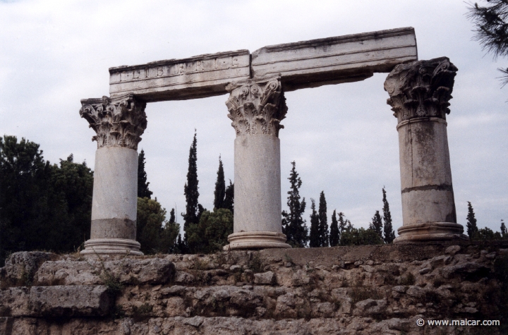 6531.jpg - 6531: Temple Octavia in Ancient Corinth. Site of Corinth