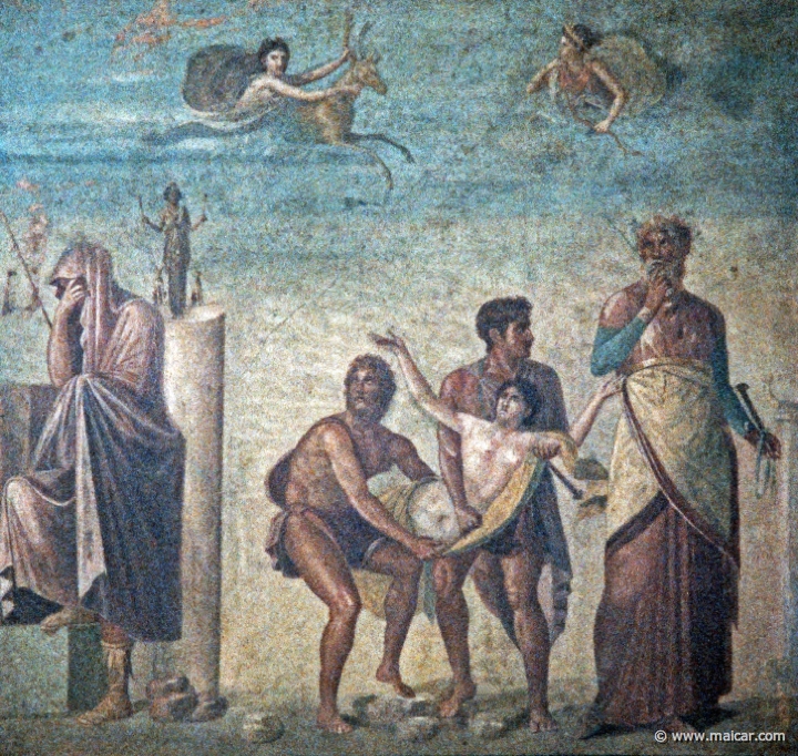 7102.jpg - 7102: The sacrifice of Iphigenia. Pompei, casa del Poeta Tragico (VI 8,3), peristilio (10). National Archaeological Museum, Naples.