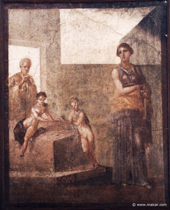 7108.jpg - 7108: Medea meditates about slaying her children. Pompei, casa dei Dioscuri (VI 9,6), grande peristilio (53). National Archaeological Museum, Naples.