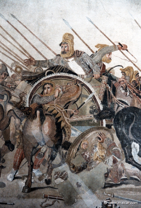 7321.jpg - 7321: Battle between Alexander and Darius. Pompei, Casa del Fauno (VI, 12,2), esedra. National Archaeological Museum, Naples.