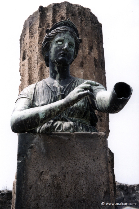 7403.jpg - Diana, in front of the Temple of Apollo, Pompeii.