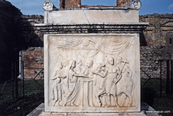 7420.jpg - Altar. Temple of Vespasian. Pompeii.