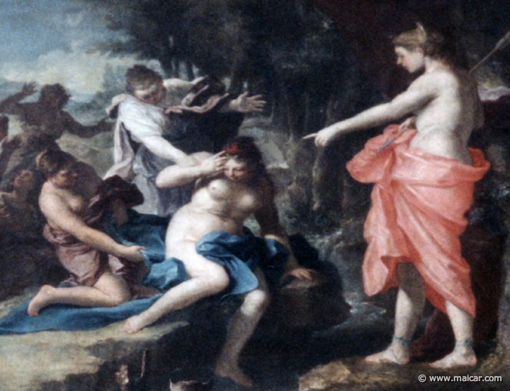 7616detail.jpg - 7616 (detail): Domenico Antonio Vaccaro 1678-1745: Il bagno di Diana. Museo Correale di Terranova, Sorrento.