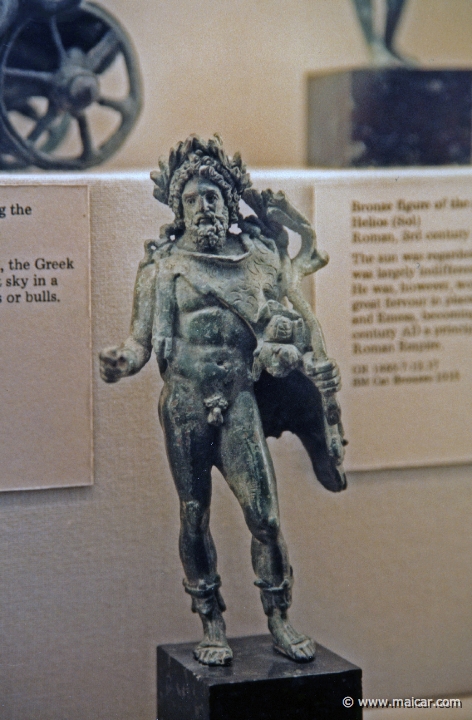 8308.jpg - 8308: Bronze figure of Silvanus. Roman 1st-2nd century AD. British Museum, London.