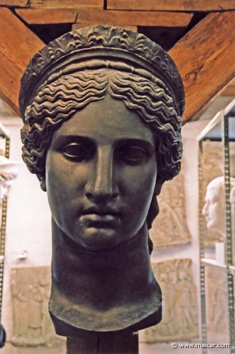 8905.jpg - 8905: Portraet af Antonia Minor. ‘Hera Ludovisi’. Romersk 1 årh. e. Kr. Rom, Museo Nazionale Romano. Den Kongelige Afstøbningssamling, Copenhagen.