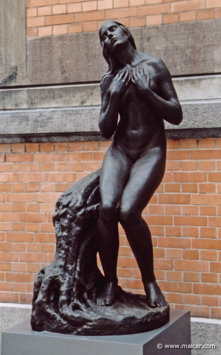 9416.jpg - 9416: Niels Hansen Jacobsen 1861-1941: The Dryad, 1918. Bronze. Statens Museum for Kunst, Copenhagen.