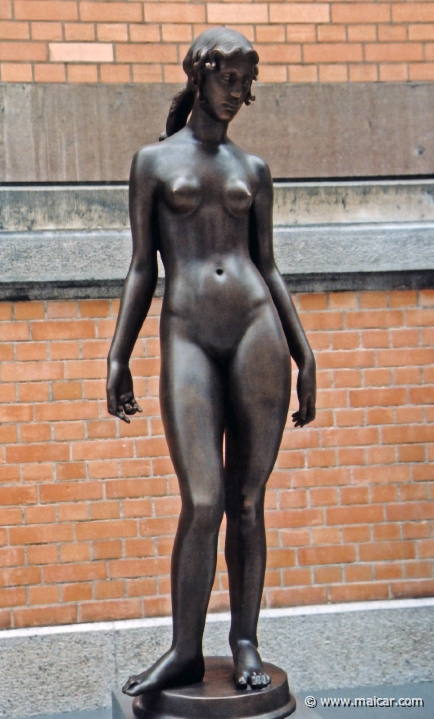 9417.jpg - 9417: Einar Utzon-Frank 1888-1955: Aphrodite 1915. Bronze. Statens Museum for Kunst, Copenhagen.