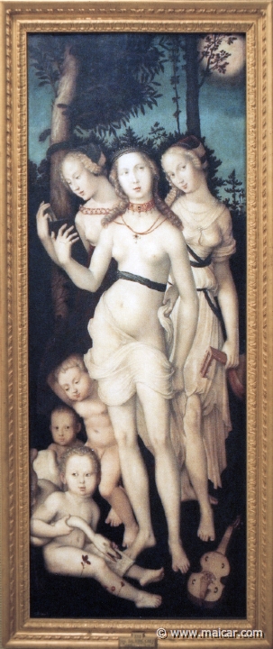 9736.jpg - 9736: Hans Baldung Grien 1484/85-1545: Las Tres Gracias. Museo Nacional del Prado.