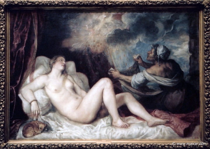 9813.jpg - 9813: Tiziano Vecellio 1485/90-1576: Dánae. Museo Nacional del Prado, Madrid.