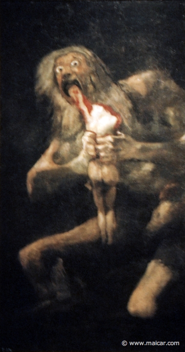 9904.jpg - 9904: Francisco de Goya 1746-1828: Saturno. Museo Nacional del Prado.