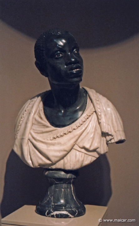 9911.jpg - 9911: Busto de etíope. Anónimo italiano. Museo Nacional del Prado.