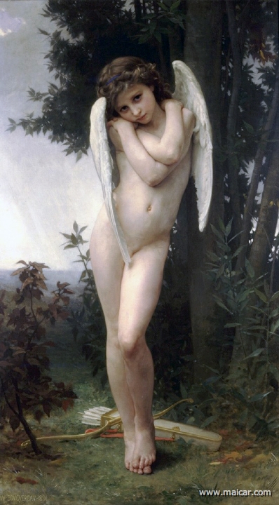 bouguereau017.jpg - bouguereau017: William-Adolphe Bouguereau (1825-1905): L'Amour Mouillé (1891).