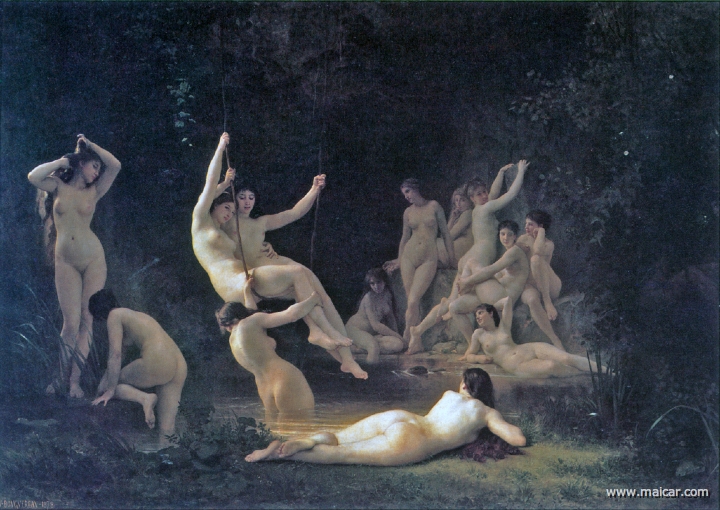 bouguereau018.jpg - bouguereau018: William-Adolphe Bouguereau (1825-1905): La Nymphée (1878).
