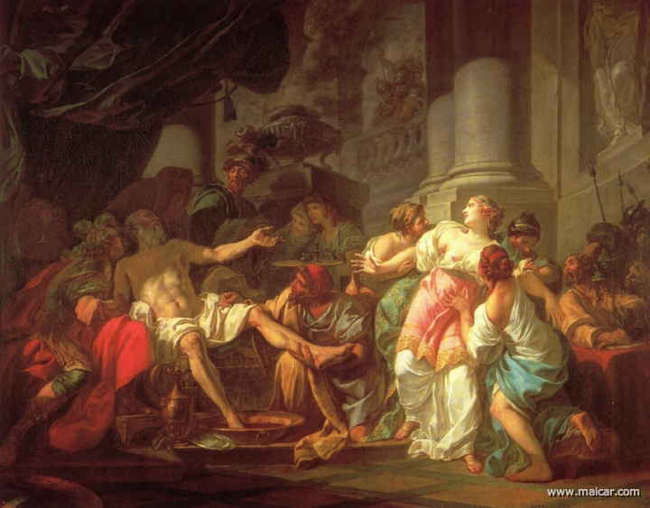 david001.jpg - david001: Jacques-Louis David (1748-1825): The Death of Seneca.