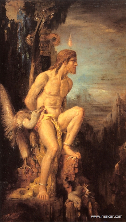 moreau006.jpg - moreau006: Gustave Moreau (1826-1898): Prometheus (1868).