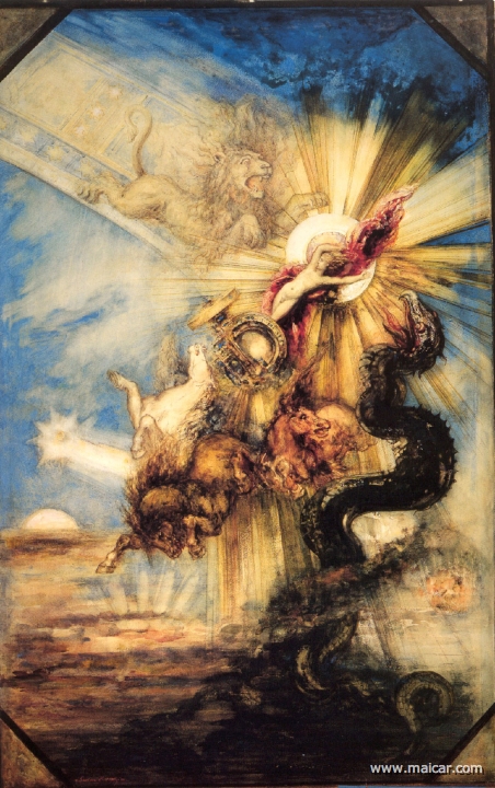 moreau012.jpg - moreau012: Gustave Moreau (1826-1898): Phaethon (1878).
