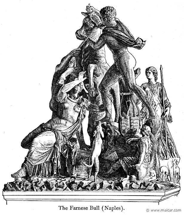 bul242.jpg - bul242: Toro Farnese. Inizio III sec. d.C. Da originale di età ellenistica. The group shows Amphion, Zethus, Antiope and Dirce.