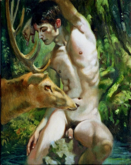 durand022.jpg - durand022: Narcissus, 2001, 51 x 61. André Durand (born Ottawa, Canada, 1947).