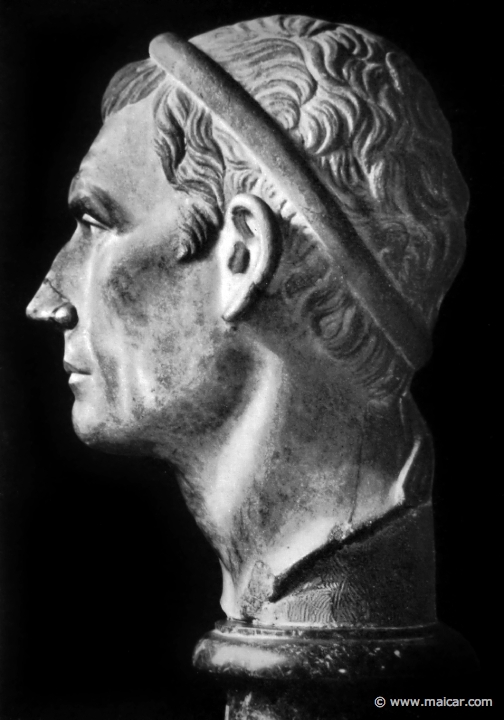 hek123b.jpg - hek123b: Antiochos III. von Syrien (?). Paris, Louvre. Die Bildniskunst der Griechen und Römer, von Anton Hekler (1912).